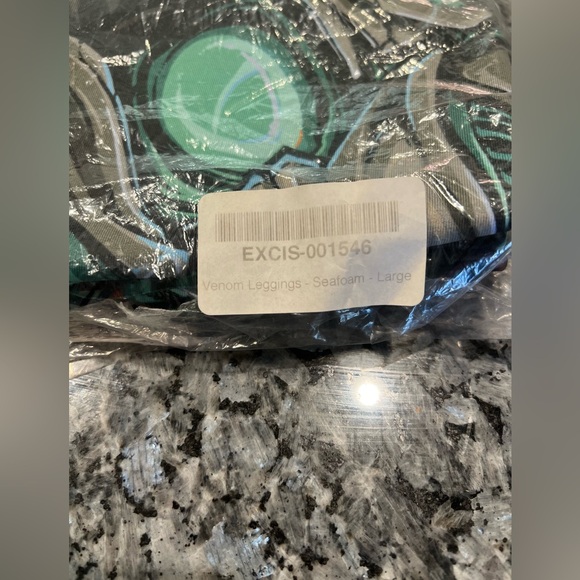 NWT- Excision- Womens Venom Leggings- Seafoam Color, Size Large - Picture 9 of 11